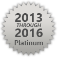 HRSD Platinum Award for Outstanding Environmental Compliance from 2013 through 2016